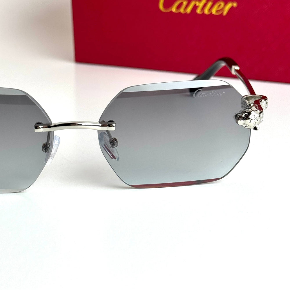 Cartier CT0468S – Silver Green Gradient
