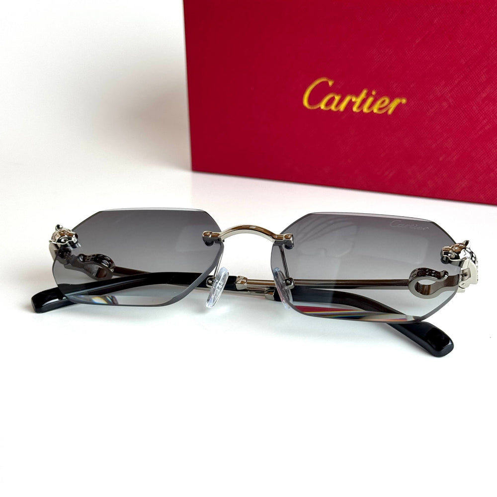 Cartier CT0468S – Silver Green Gradient