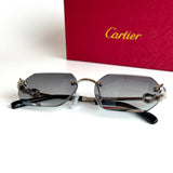Cartier CT0468S – Silver Green Gradient