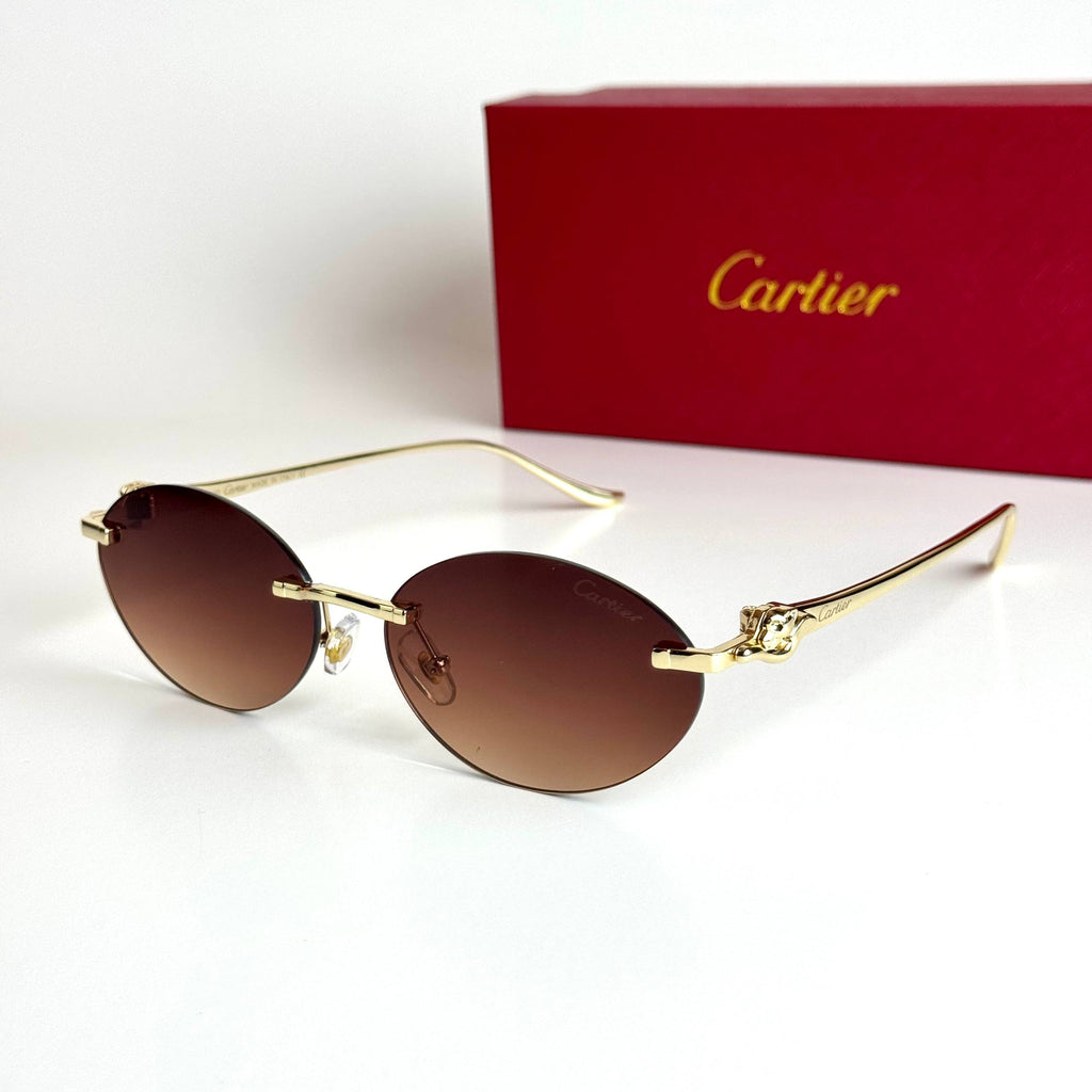 Cartier Oval CT0538S – Gold Brown