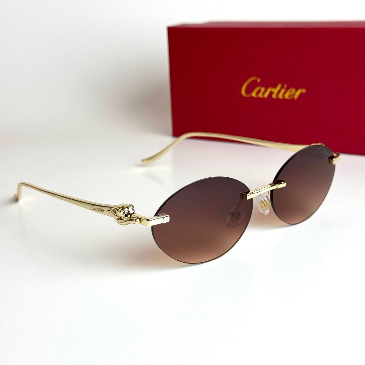Cartier Oval CT0538S – Gold Brown