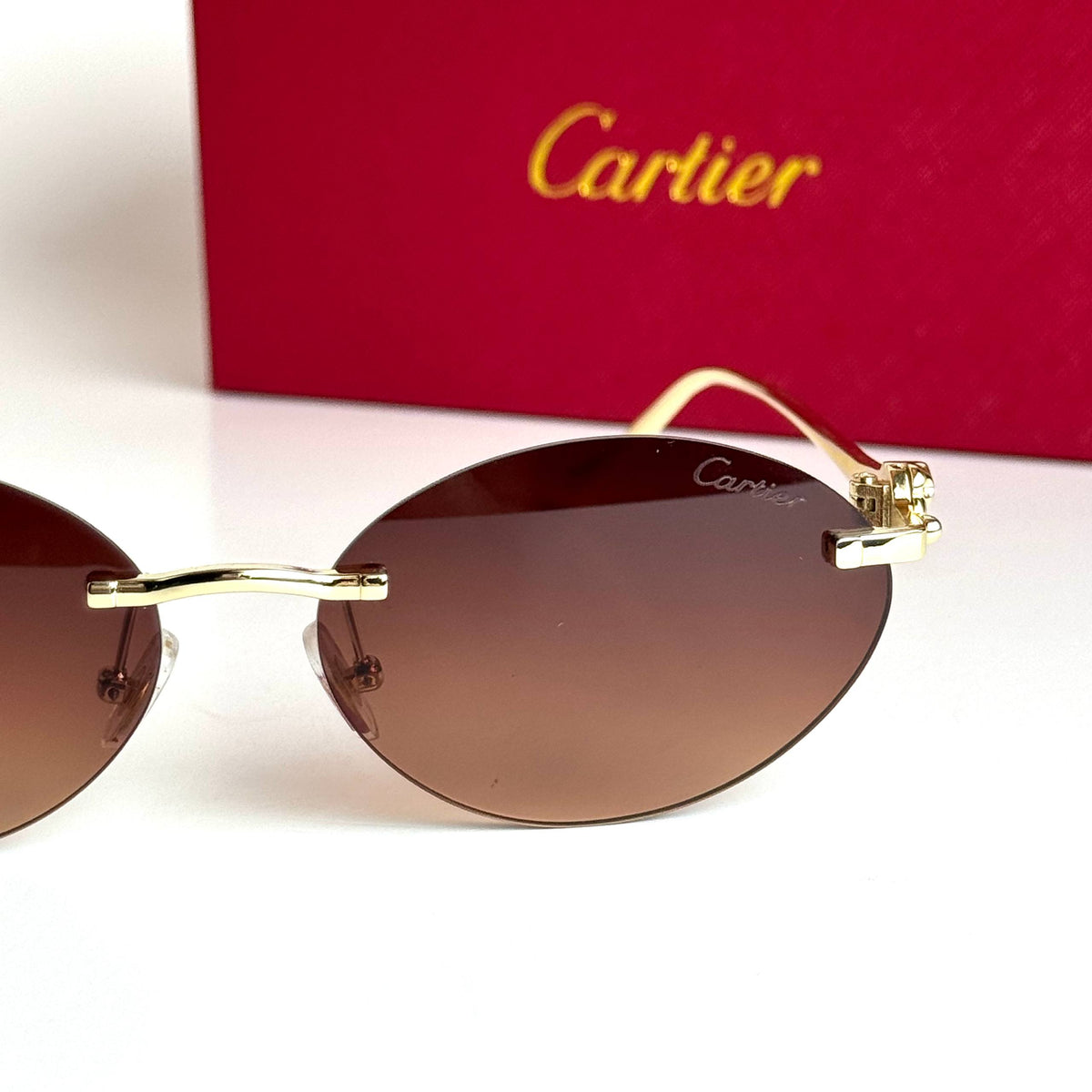 Cartier Oval CT0538S – Gold Brown