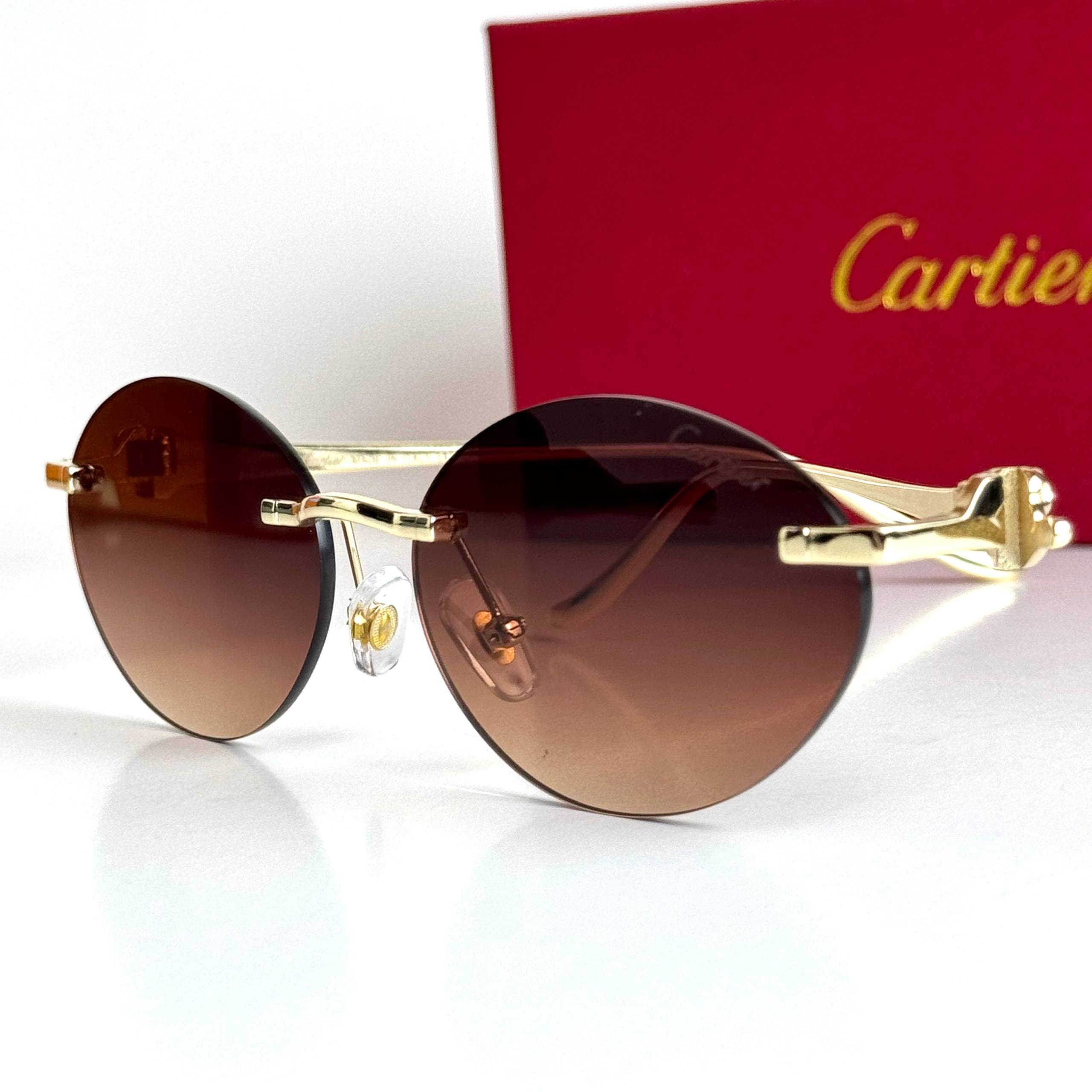 Cartier Oval CT0538S – Gold Brown