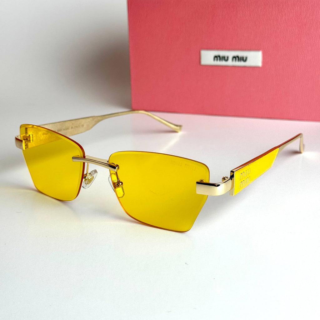 Miu Miu MU54ZS – Gold Yellow