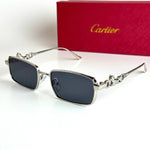 Cartier Rectangular CT4386 – Silver Black
