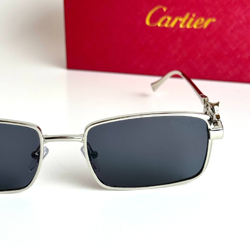 Cartier Rectangular CT4386 – Silver Black