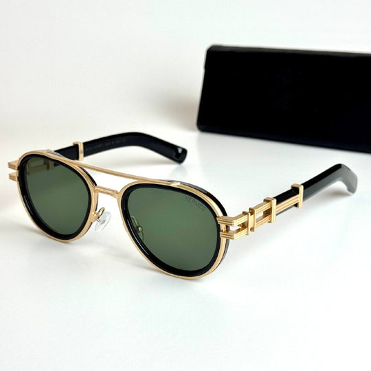 Hermès Round H08S – Gold Green