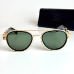 Hermès Round H08S – Gold Green