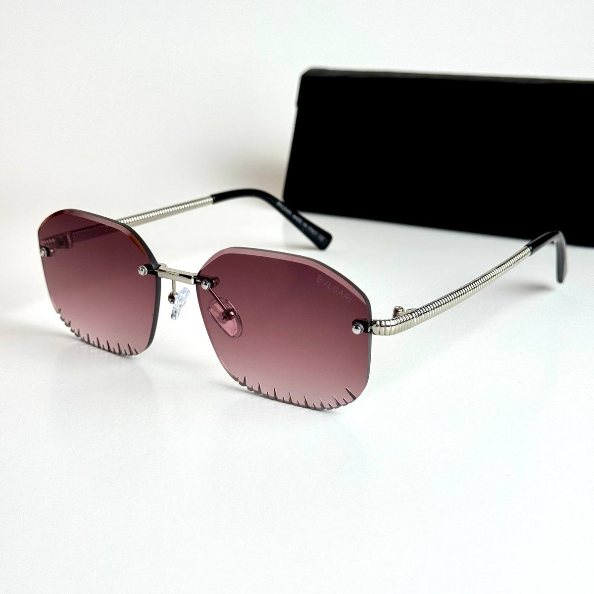Bvlgari Rimless BV8236S – Silver Pink