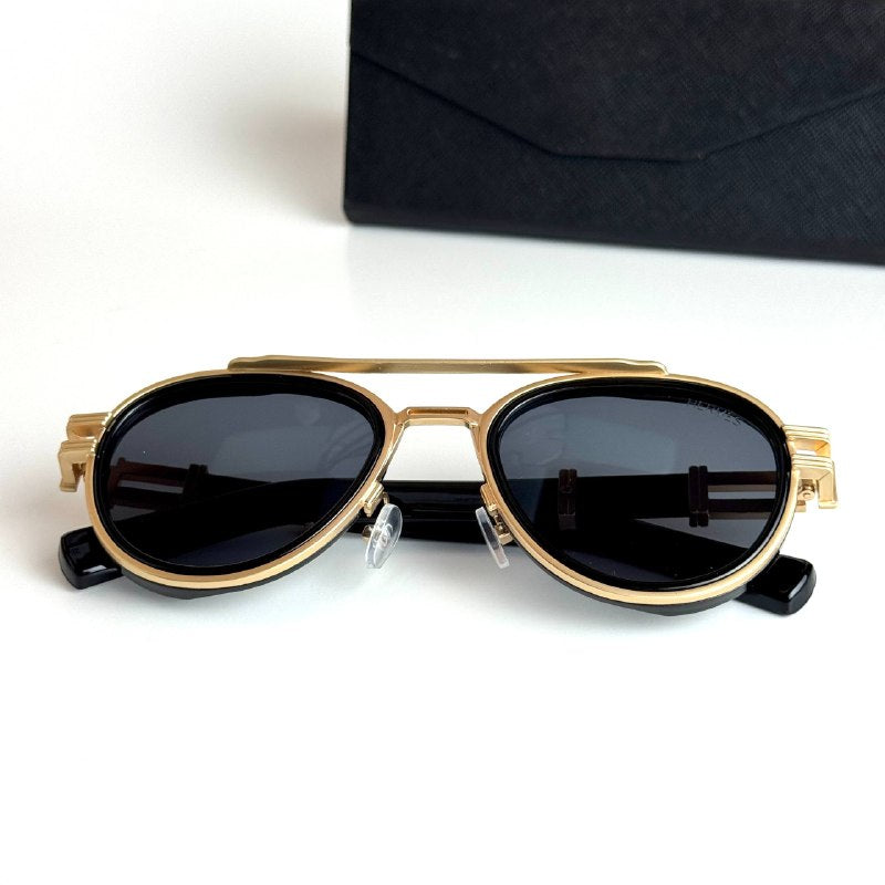 Hermès Round H08S – Gold Black