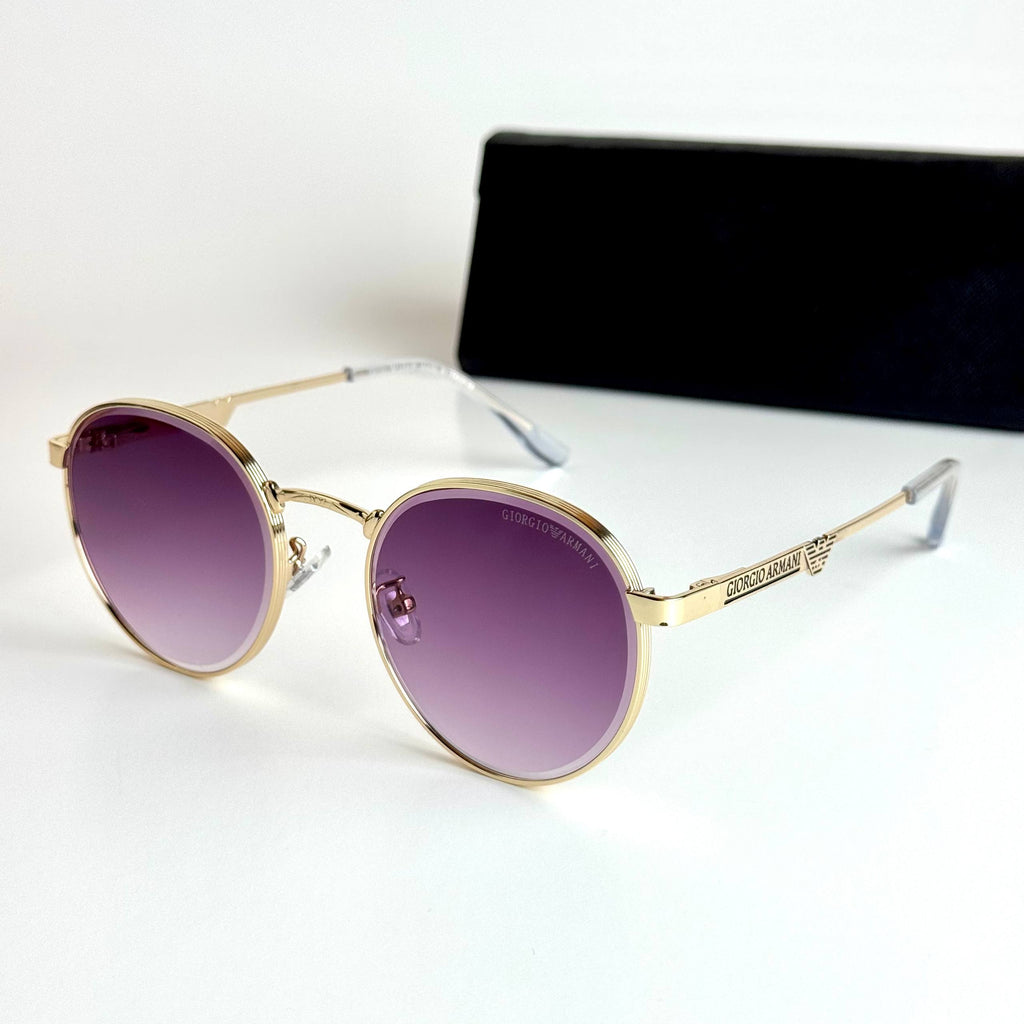 Giorgio Armani Round AR6137 – Gold Purple
