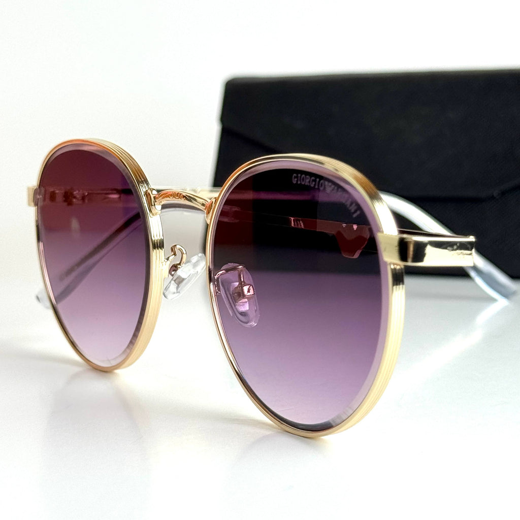 Giorgio Armani Round AR6137 – Gold Purple