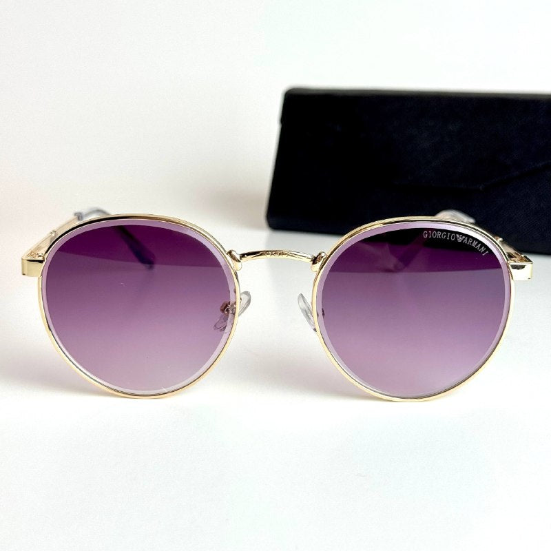 Giorgio Armani Round AR6137 – Gold Purple