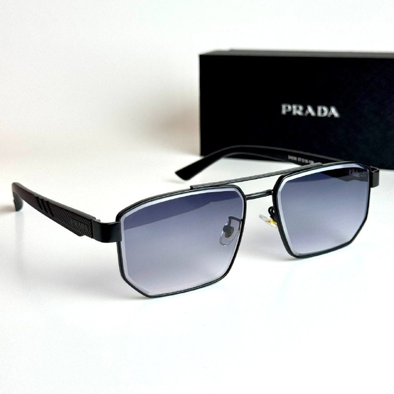 Prada Rectangular SPR62Z – Gradient Grey