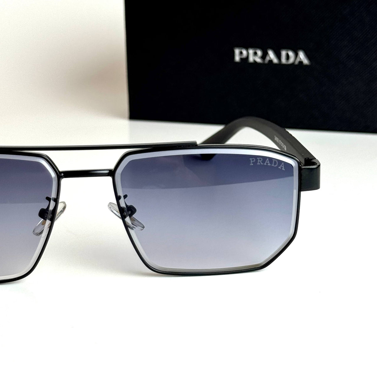 Prada Rectangular SPR62Z – Gradient Grey