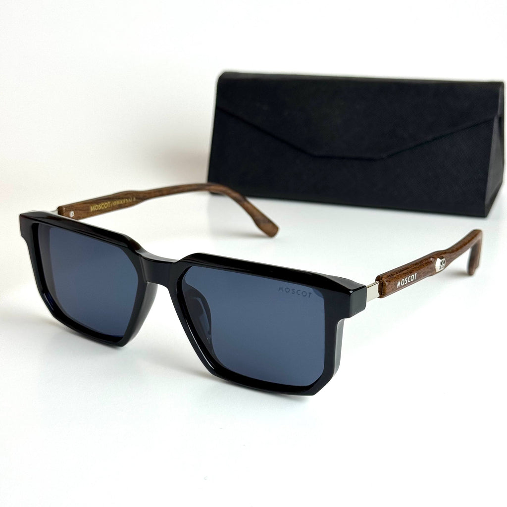 Moscot Rectangular Lemtosh – Black Wood