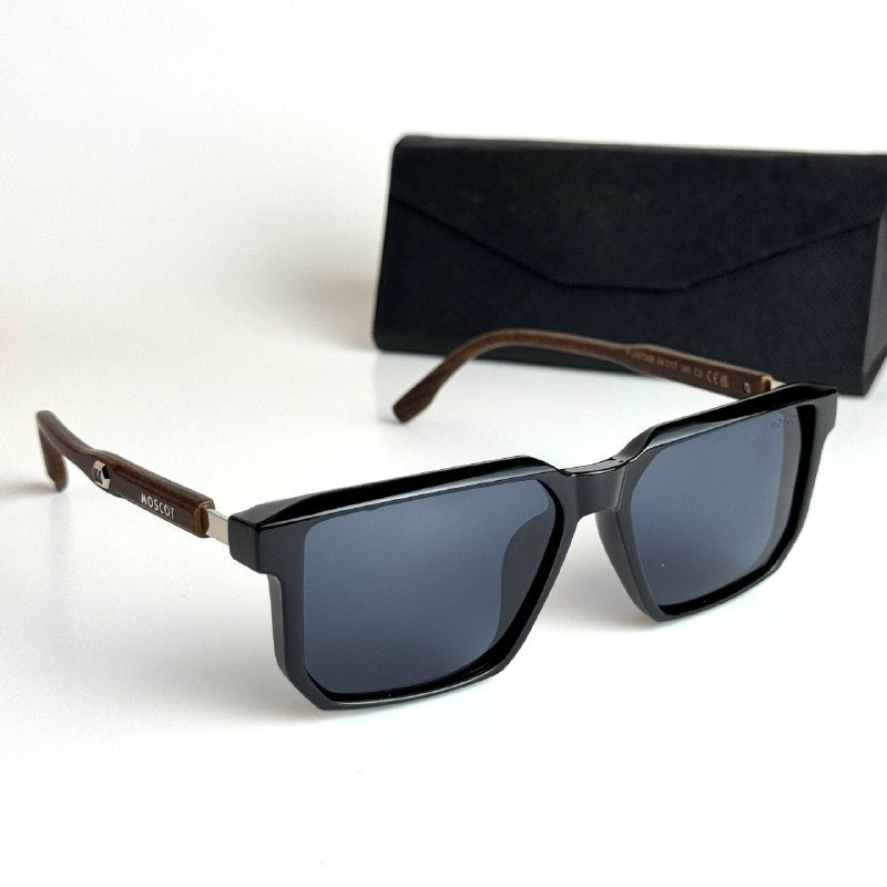 Moscot Rectangular Lemtosh – Black Wood