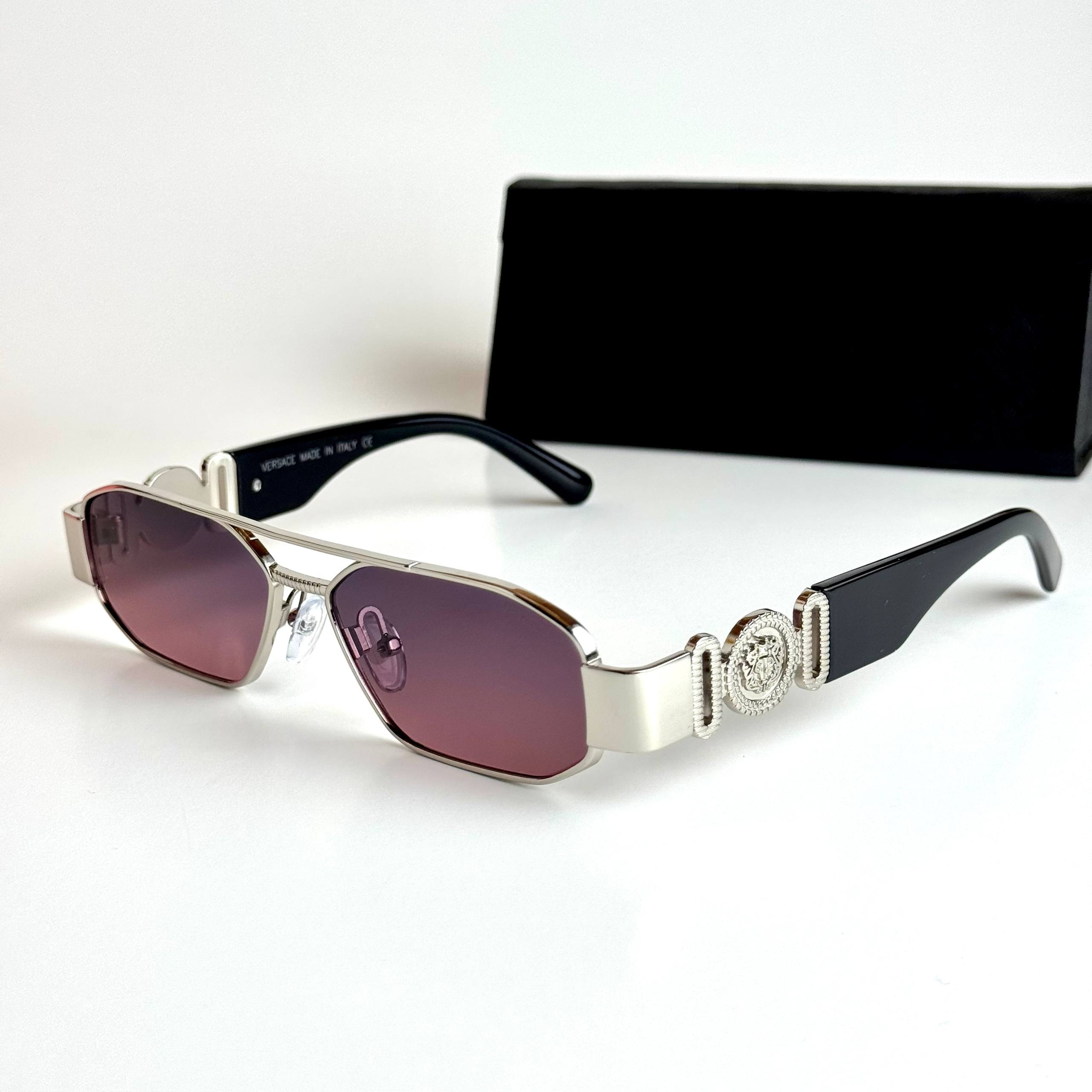 Versace Rectangular VE2267 – Silver Purple