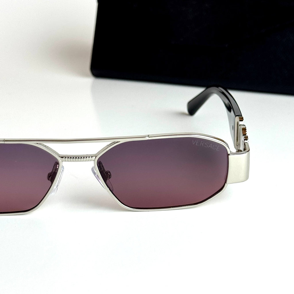 Versace Rectangular VE2267 – Silver Purple