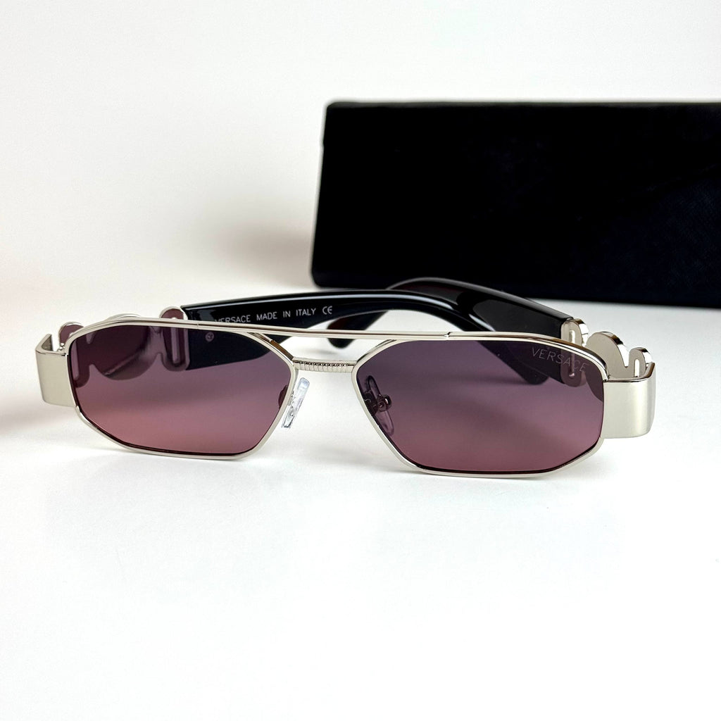Versace Rectangular VE2267 – Silver Purple