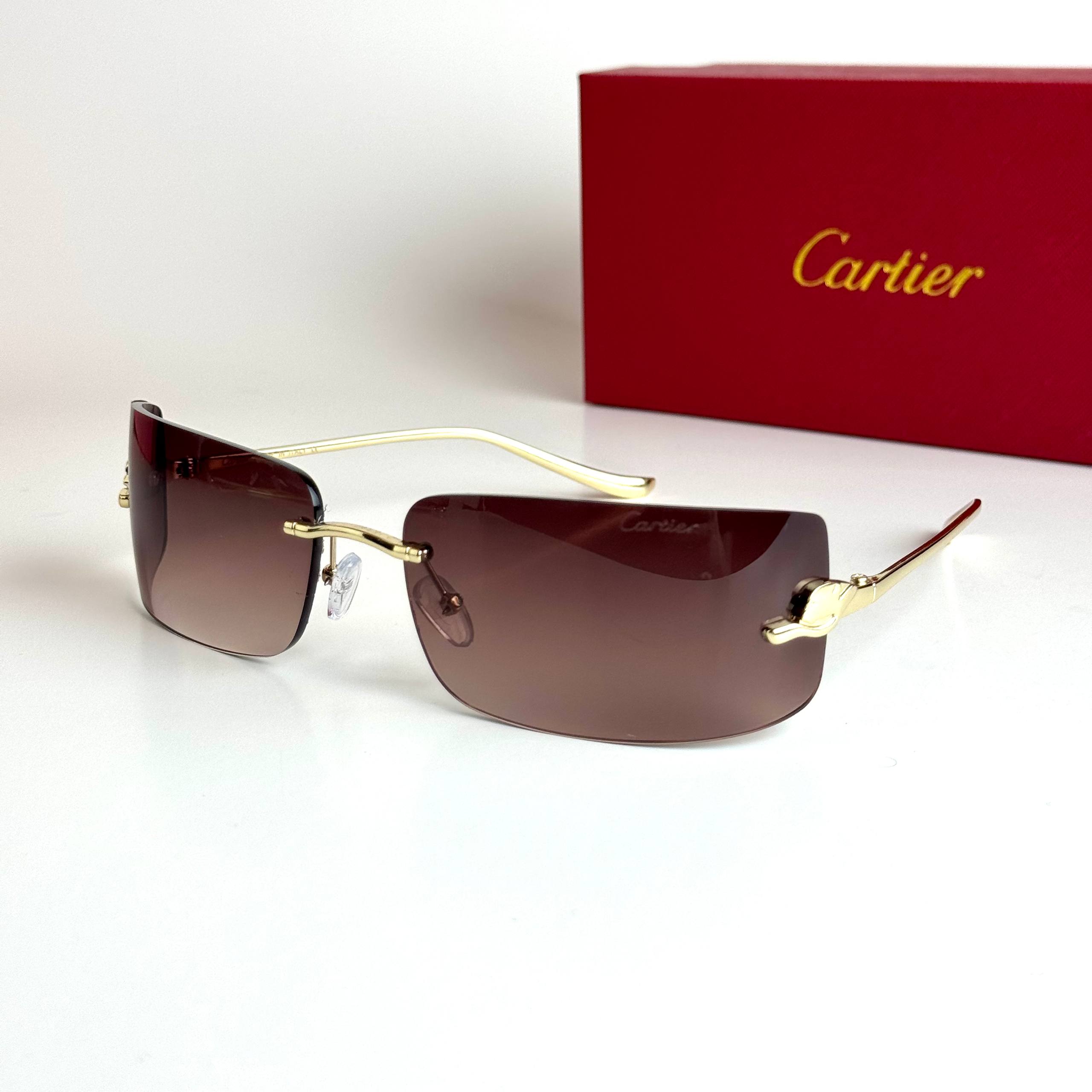 Cartier Mask CT0463S – Gold Brown