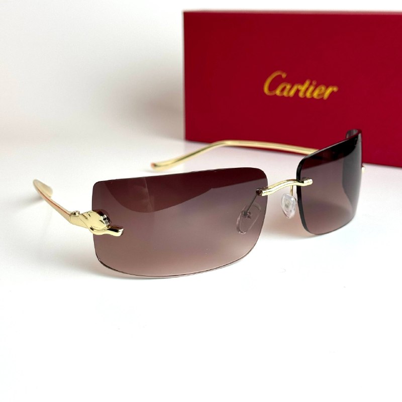 Cartier Mask CT0463S – Gold Brown