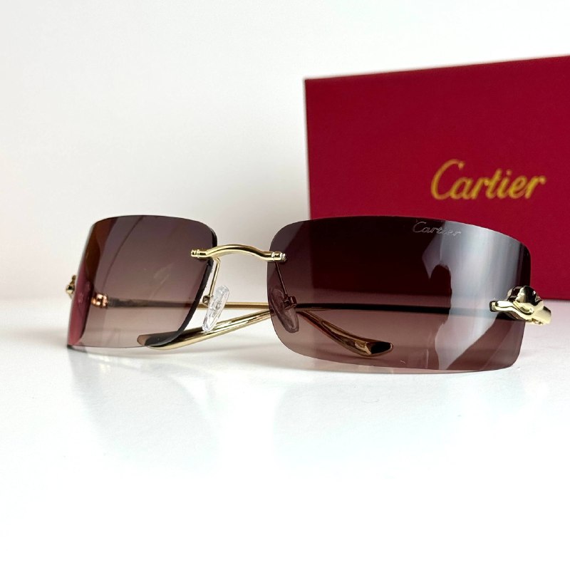Cartier Mask CT0463S – Gold Brown