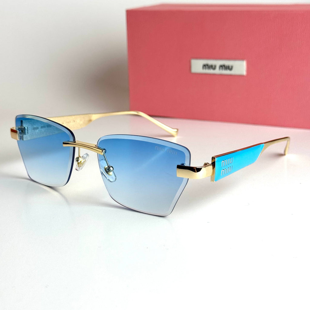 Miu Miu SMU11Z – Gold Blue