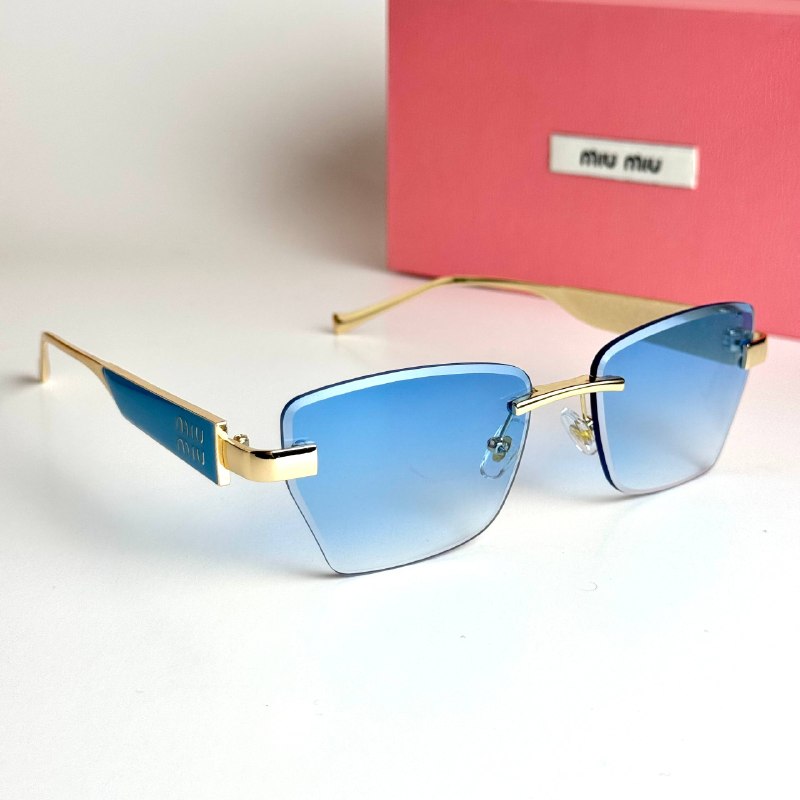 Miu Miu SMU11Z – Gold Blue
