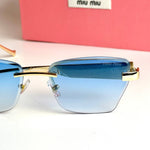 Miu Miu SMU11Z – Gold Blue