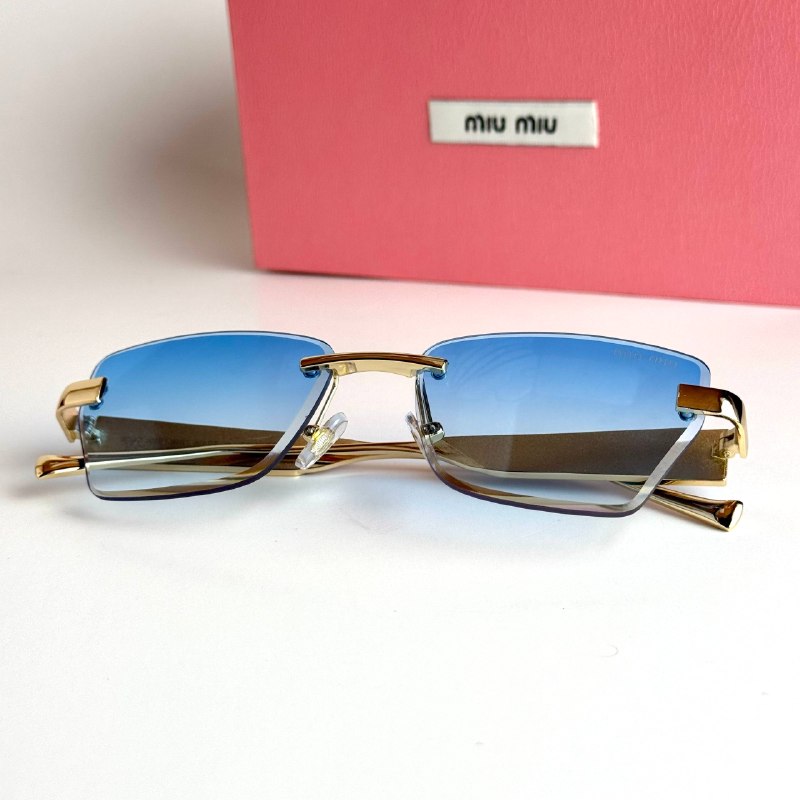 Miu Miu SMU11Z – Gold Blue