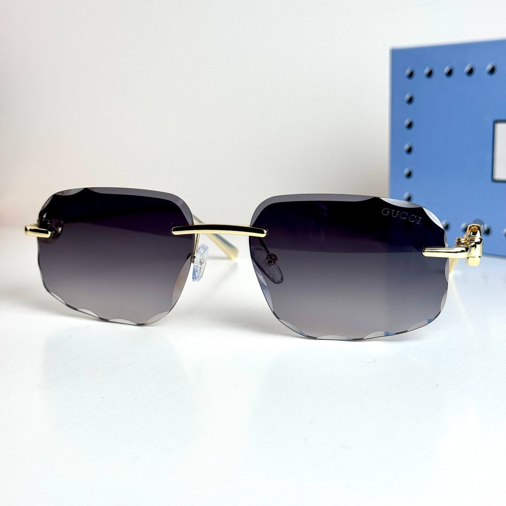 Gucci Rimless GG1834S – Gold Black