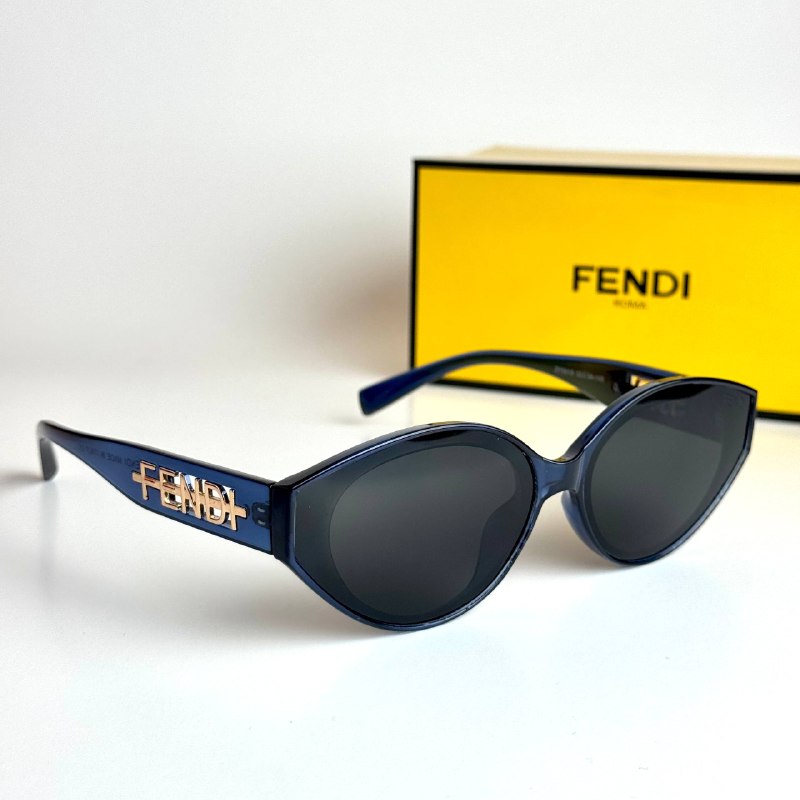 Fendi Oval FE4012S – Blue Black