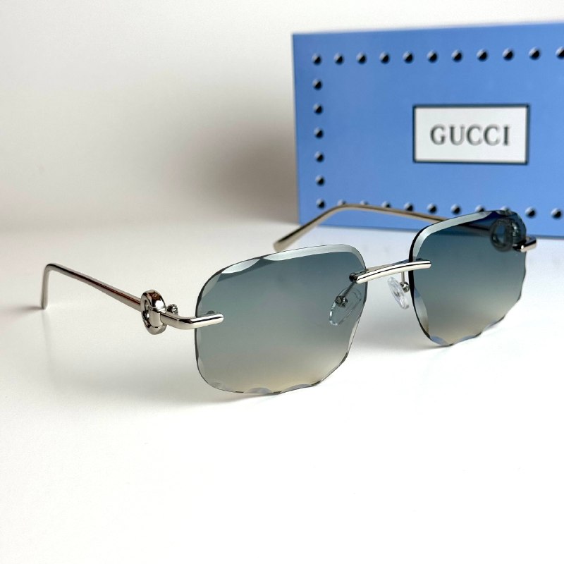 Gucci Rimless GG5128 – Silver Green