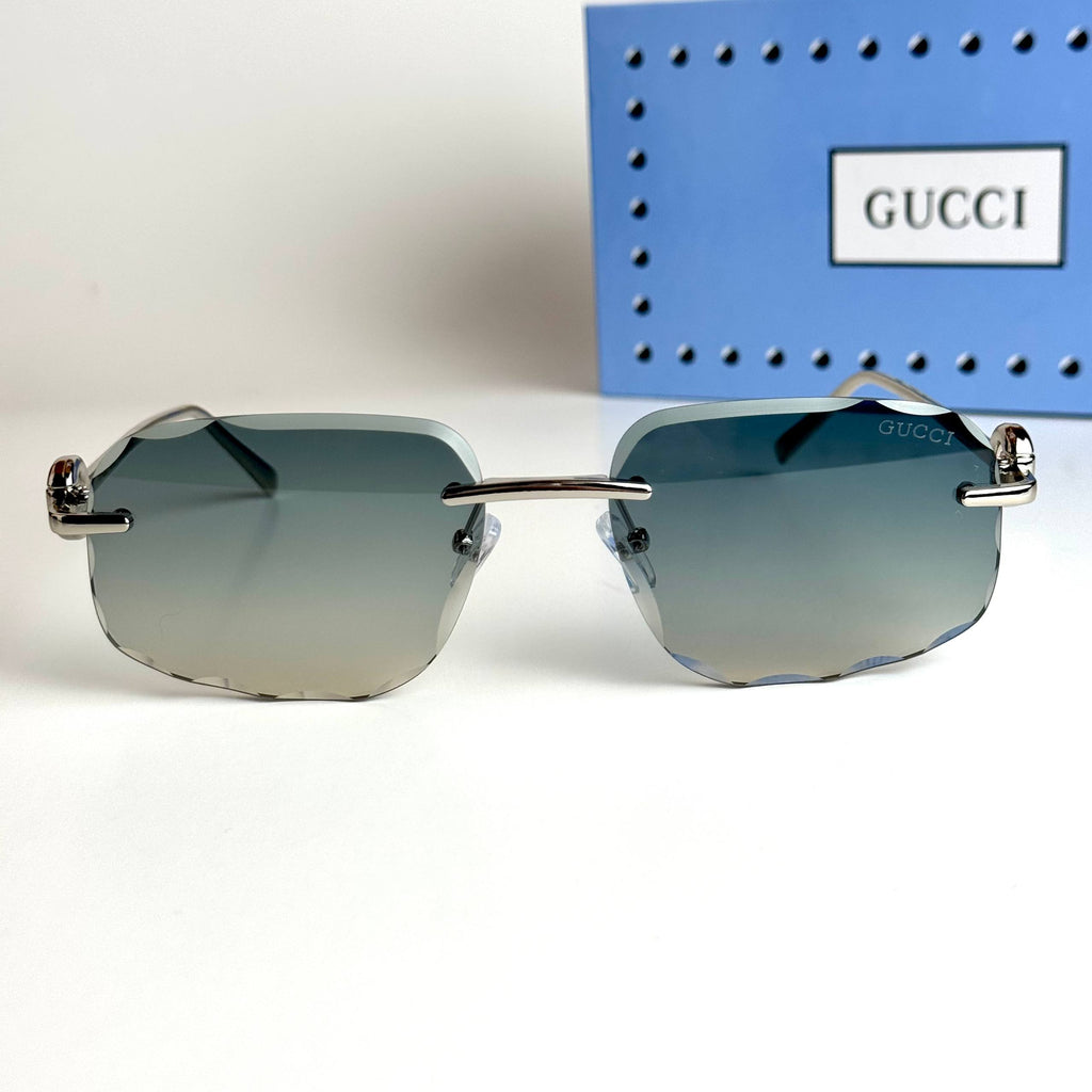 Gucci Rimless GG5128 – Silver Green