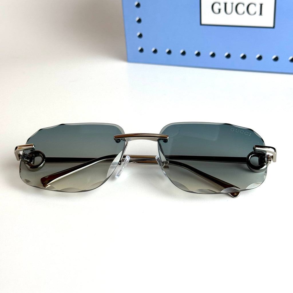 Gucci Rimless GG5128 – Silver Green