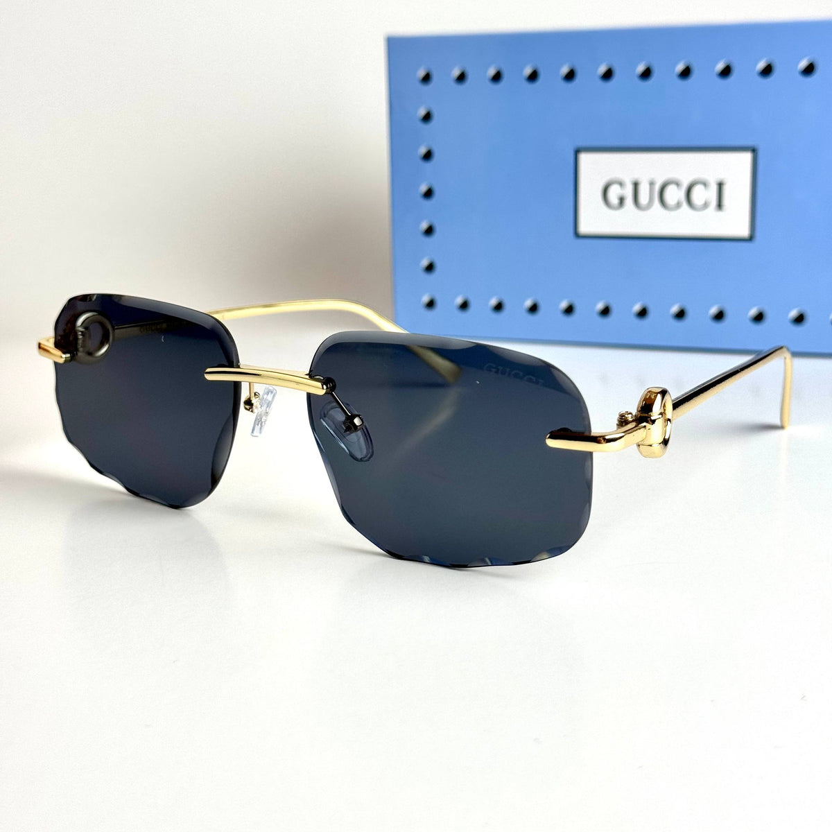 Gucci Rimless GG5128 – Gold Black
