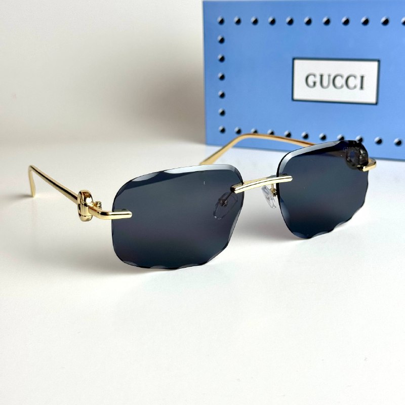 Gucci Rimless GG5128 – Gold Black