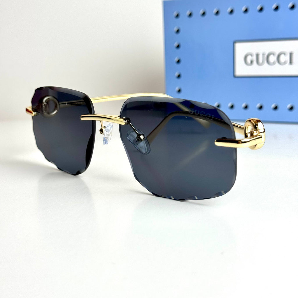 Gucci Rimless GG5128 – Gold Black