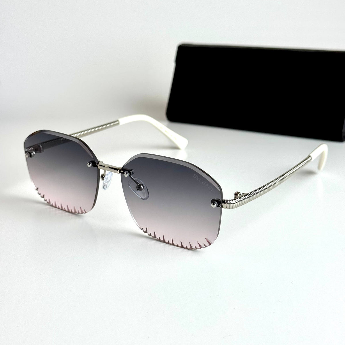 Bvlgari Rimless BV8254 – Silver Pink Gradient