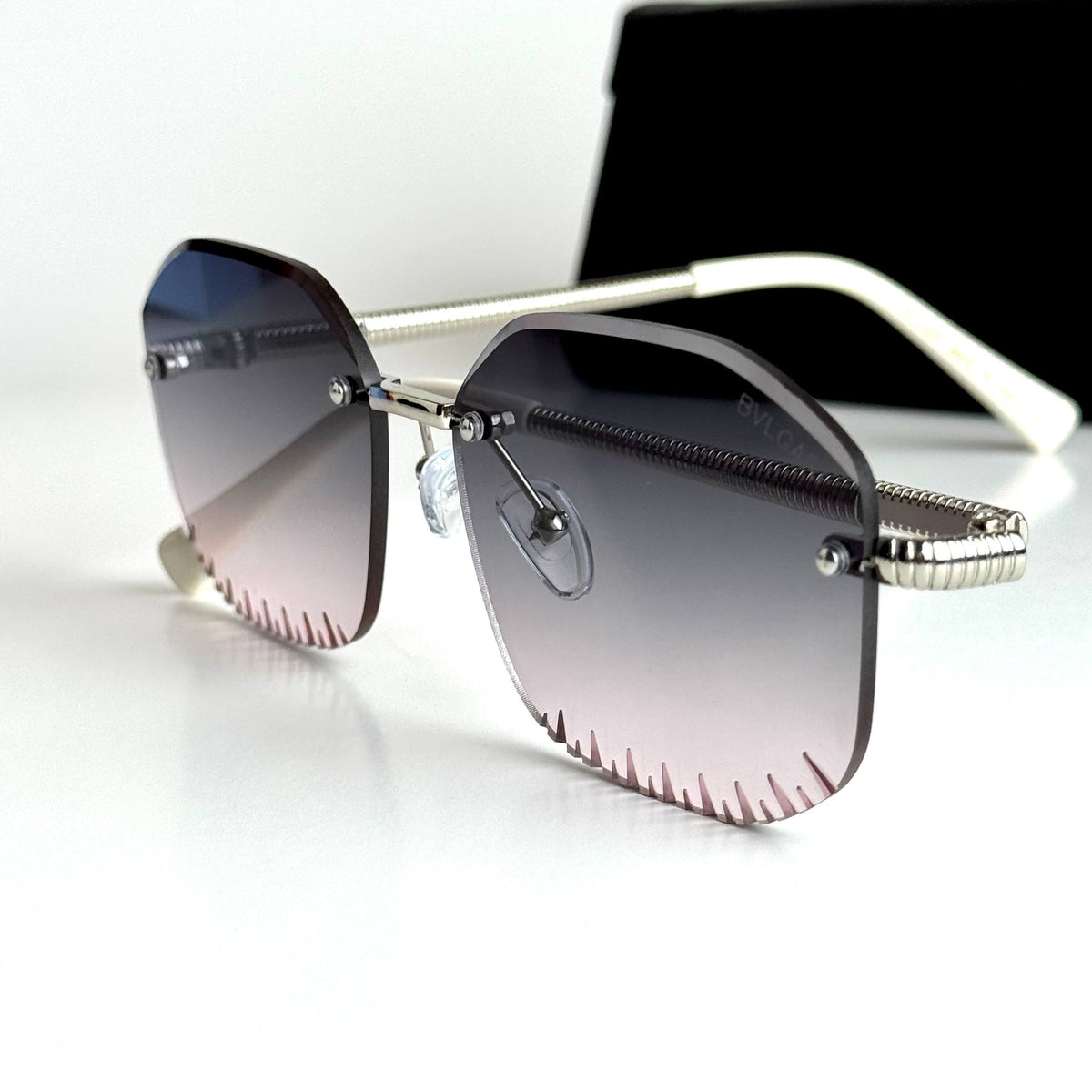 Bvlgari Rimless BV8254 – Silver Pink Gradient