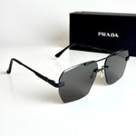 Prada Rimless SPR18Z – Matte Black