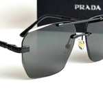 Prada Rimless SPR18Z – Matte Black