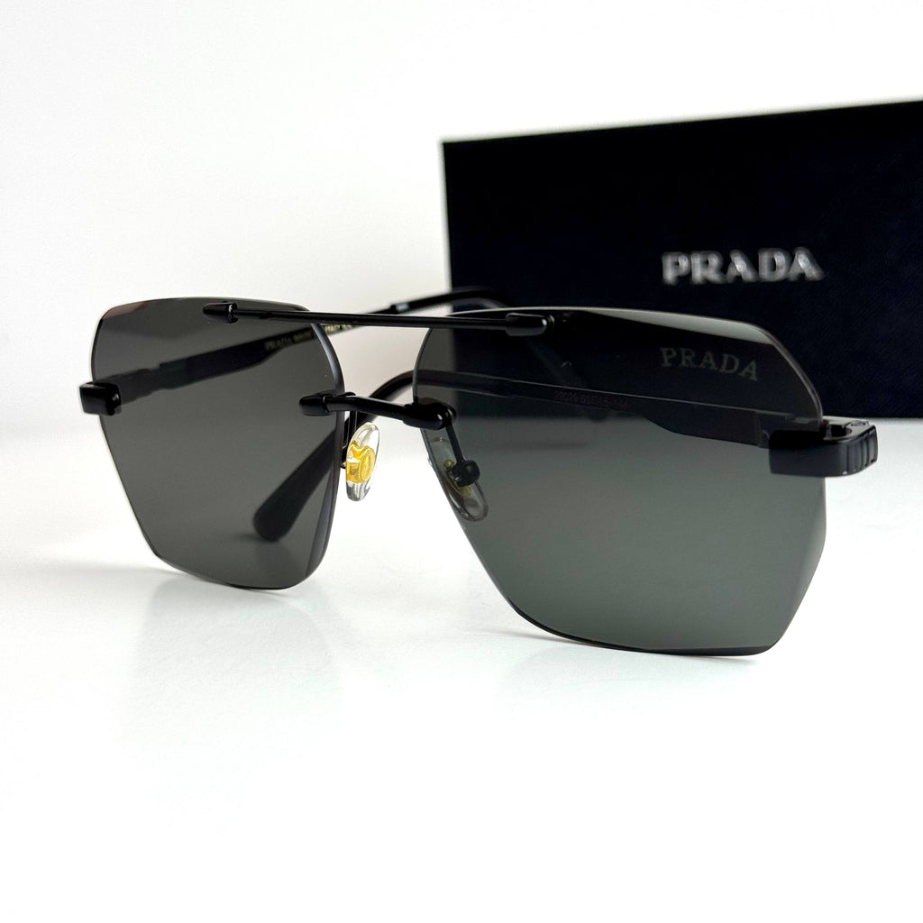 Prada Rimless SPR18Z – Matte Black