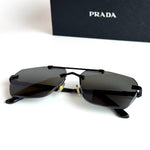 Prada Rimless SPR18Z – Matte Black