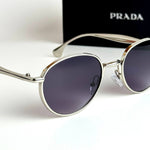 Prada Round SPR57Y – Silver Violet Gradient