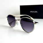 Prada Round SPR57Y – Silver Violet Gradient