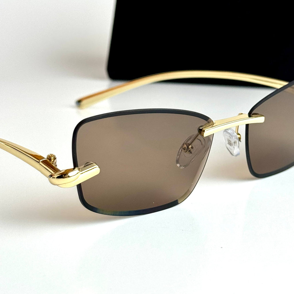 Bottega Veneta BV1325S – Gold Brown