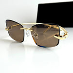 Bottega Veneta BV1325S – Gold Brown