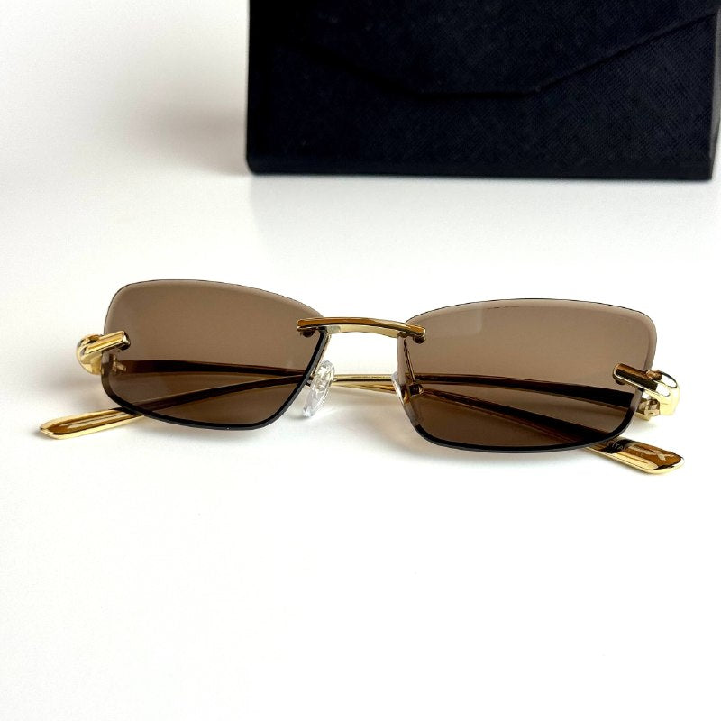 Bottega Veneta BV1325S – Gold Brown